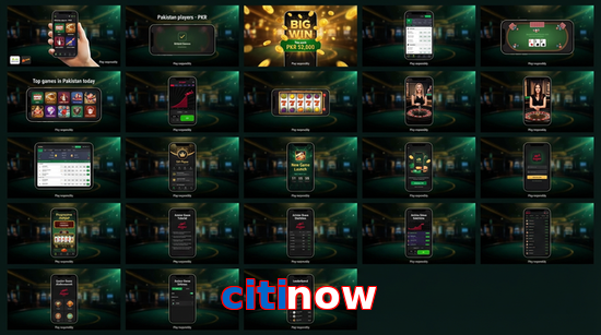 Main screen of Citinow bet page for PK players